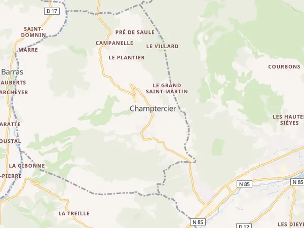 Plan de Champtercier
