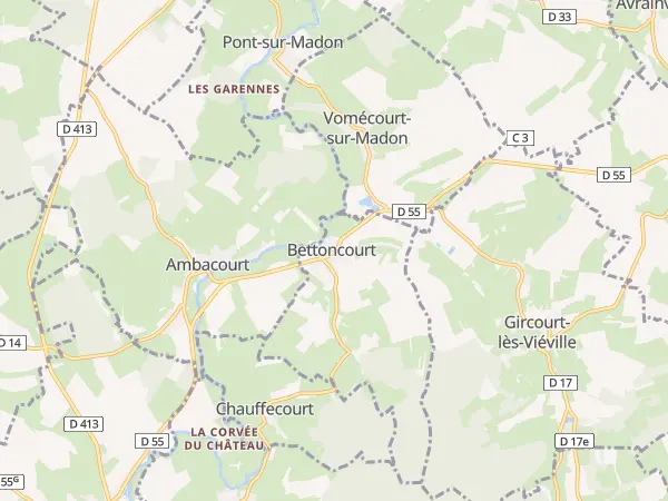 Plan de Bettoncourt