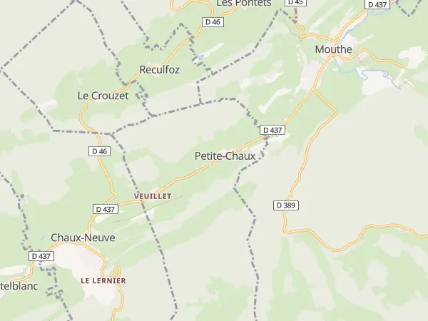 Plan de Petite-Chaux