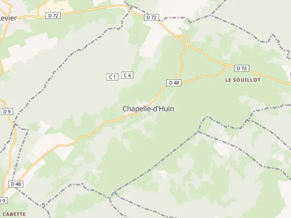 Plan de Chapelle-d’Huin
