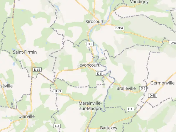 Plan de Jevoncourt