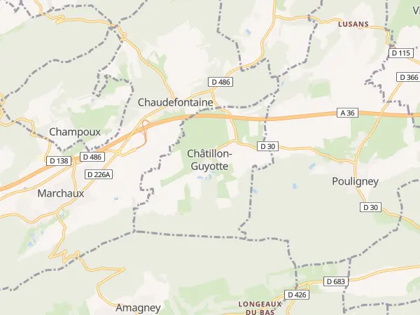 Plan de Châtillon-Guyotte