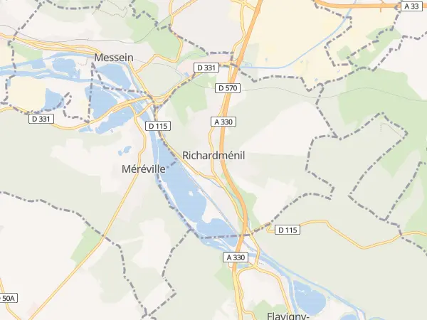 Plan de Richardménil