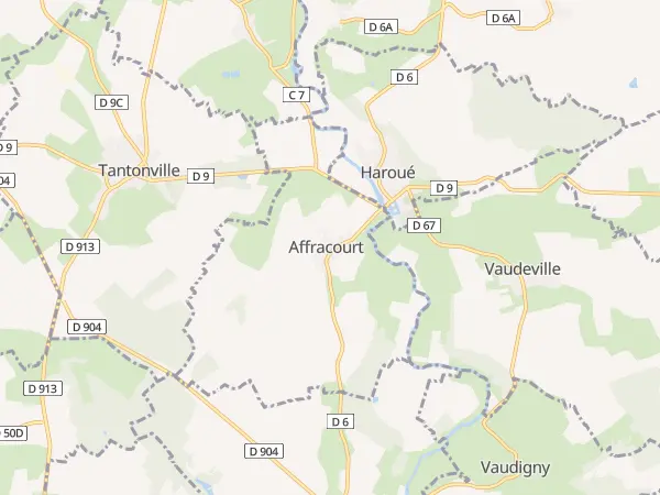 Plan de Affracourt