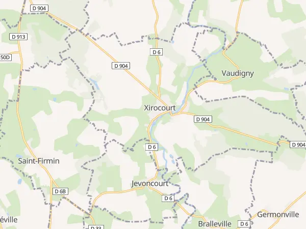 Plan de Xirocourt