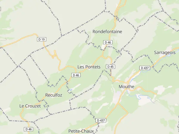 Plan des Pontets