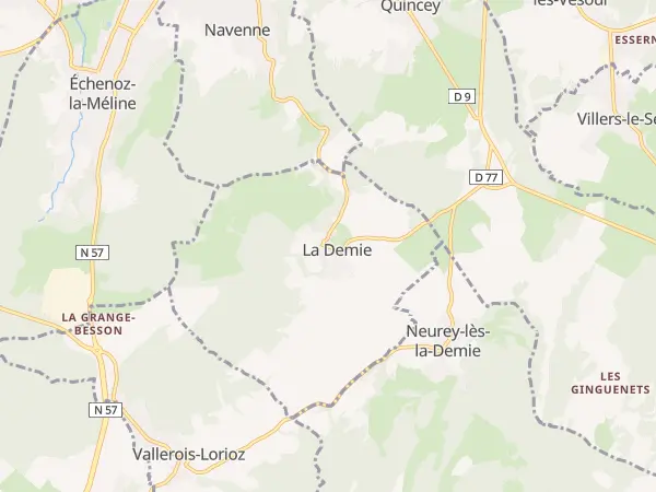 Plan de La Demie