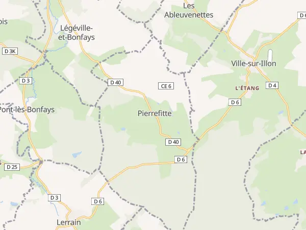 Plan de Pierrefitte