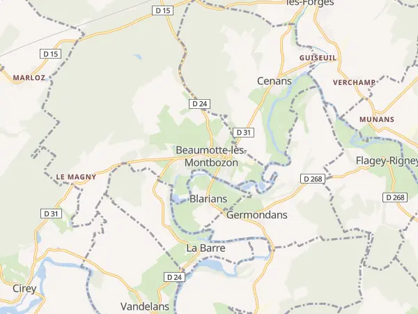 Plan de Beaumotte-Aubertans