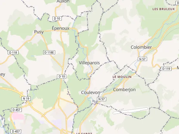 Plan de Villeparois