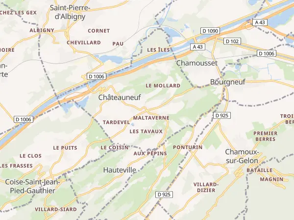 Plan de Châteauneuf