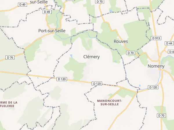 Plan de Clémery