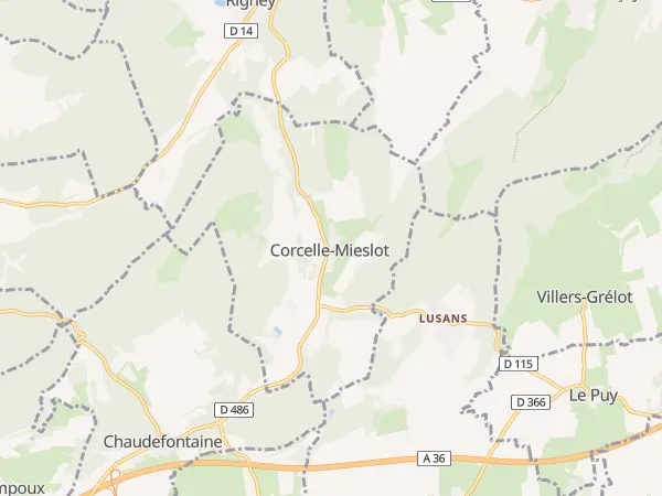 Plan de Corcelle-Mieslot