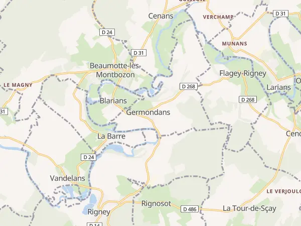 Plan de Germondans