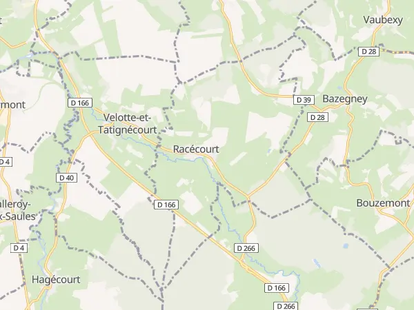 Plan de Racécourt