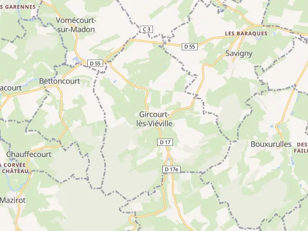 Plan de Gircourt-lès-Viéville