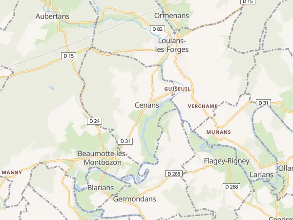Plan de Cenans