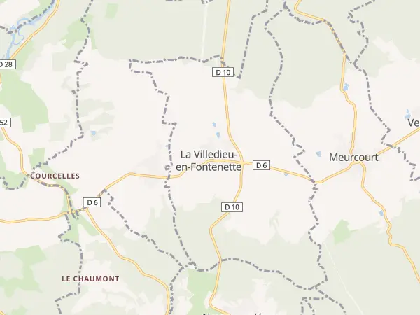 Plan de La Villedieu-en-Fontenette