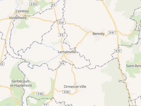 Plan de Lemainville