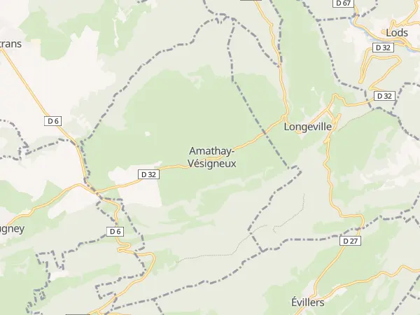 Plan de Amathay-Vésigneux