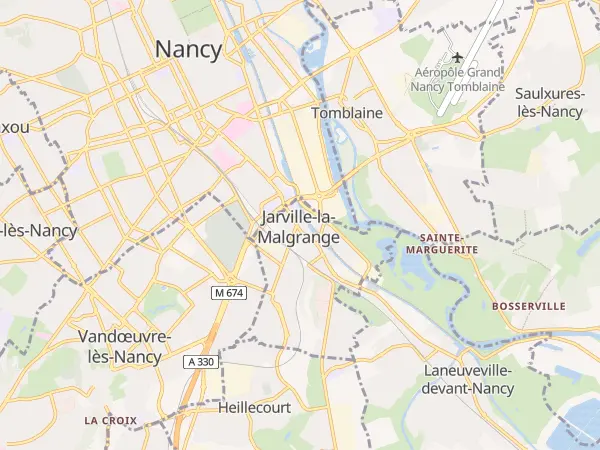 Plan de Jarville-la-Malgrange