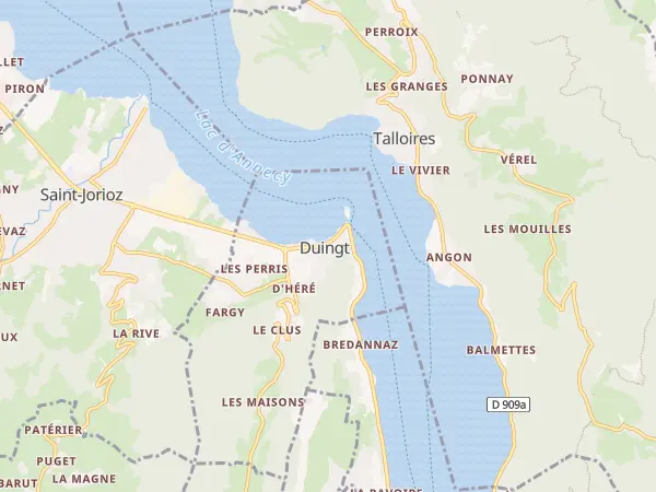 Plan de Duingt