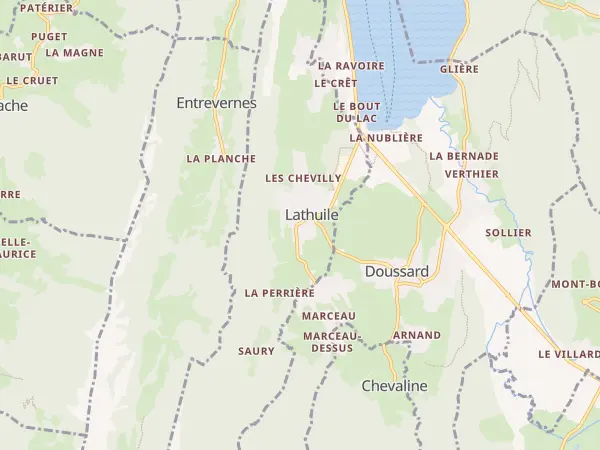 Plan de Lathuile