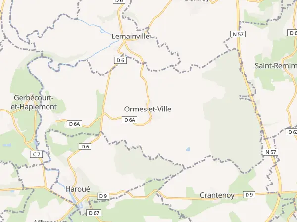Plan de Ormes-et-Ville