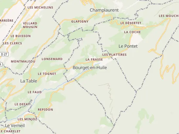 Plan de Bourget-en-Huile