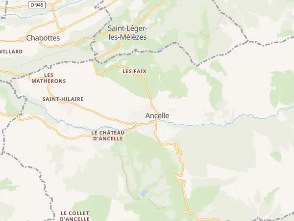 Plan de Ancelle