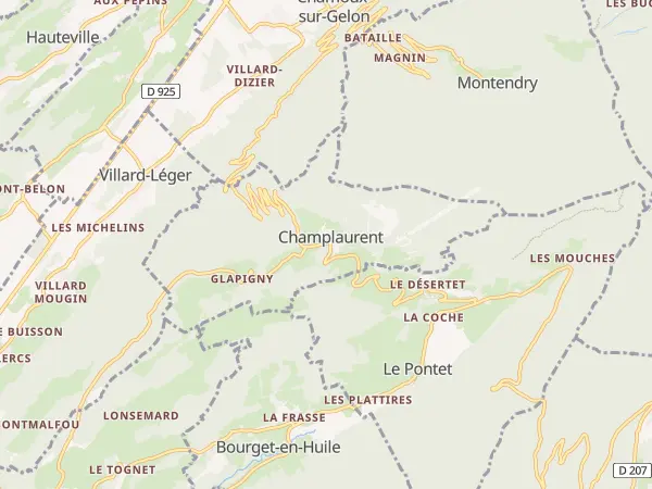 Plan de Champ-Laurent