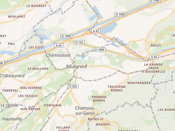 Plan de Bourgneuf
