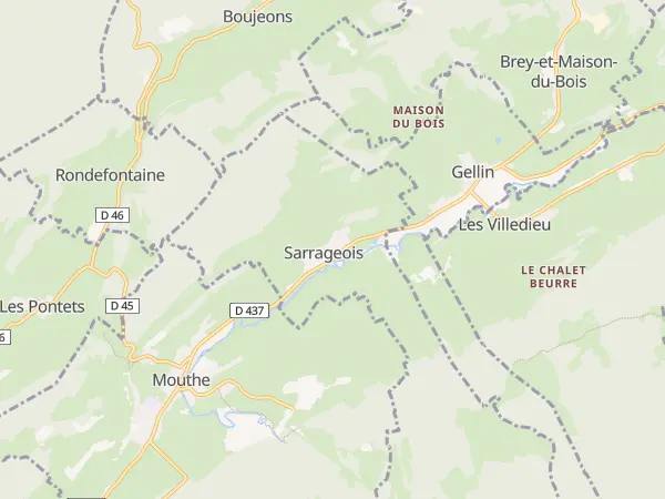 Plan de Sarrageois