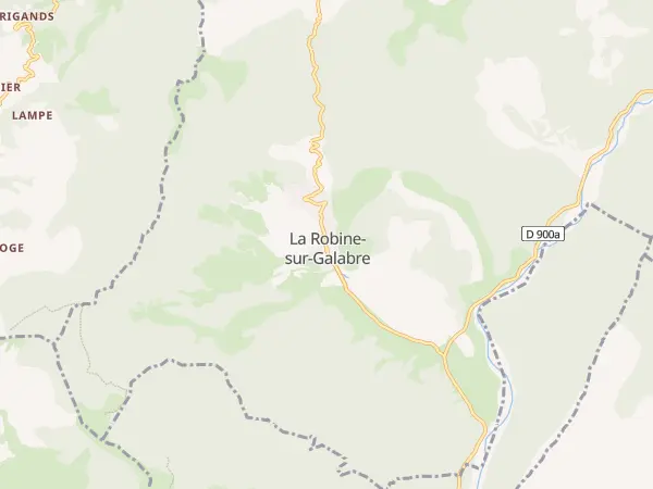 Plan de La Robine-sur-Galabre