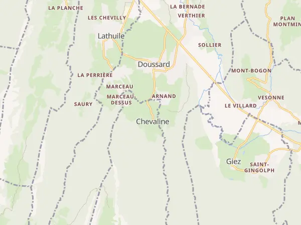 Plan de Chevaline