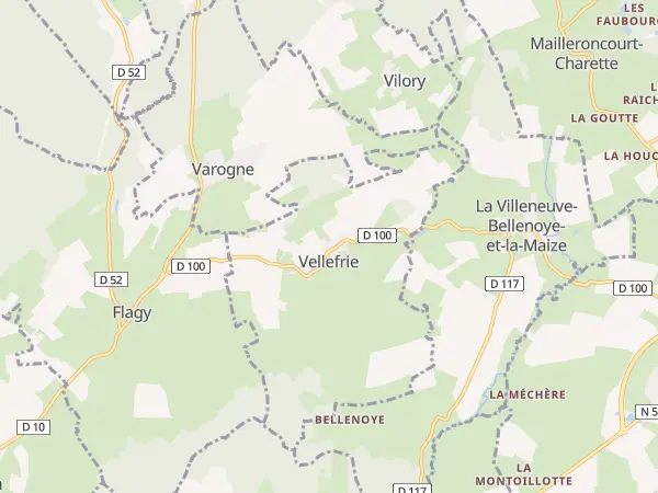 Plan de Vellefrie