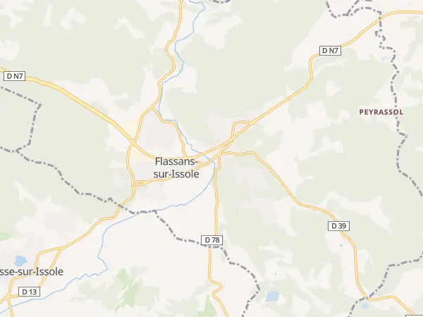 Plan de Flassans-sur-Issole