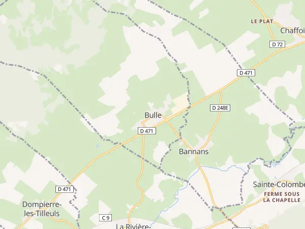 Plan de Bulle