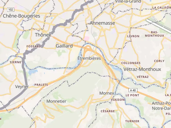 Plan de Étrembières