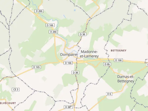 Plan de Dompaire