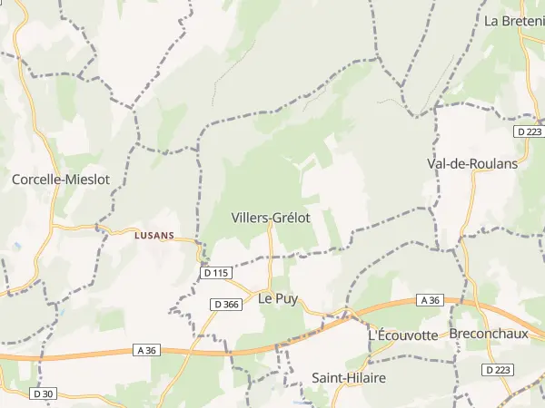 Plan de Villers-Grélot