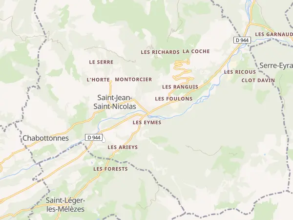 Plan de Saint-Jean-Saint-Nicolas