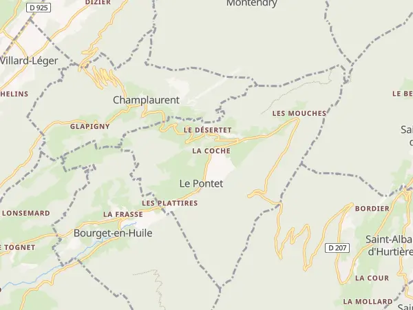 Plan du Pontet