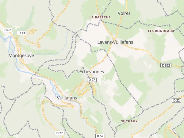 Plan de Échevannes