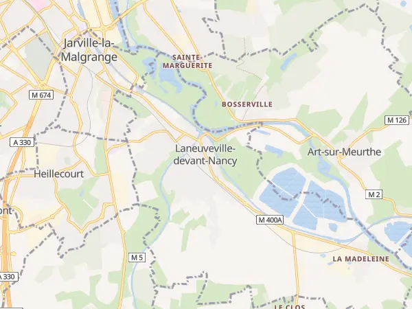 Plan de Laneuveville-devant-Nancy