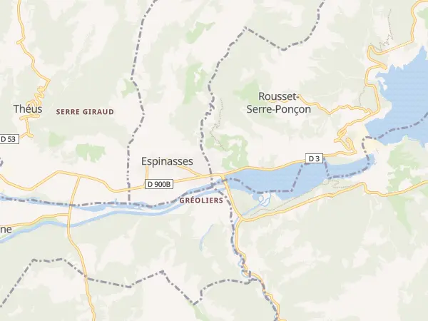 Plan de Rousset-Serre-Ponçon