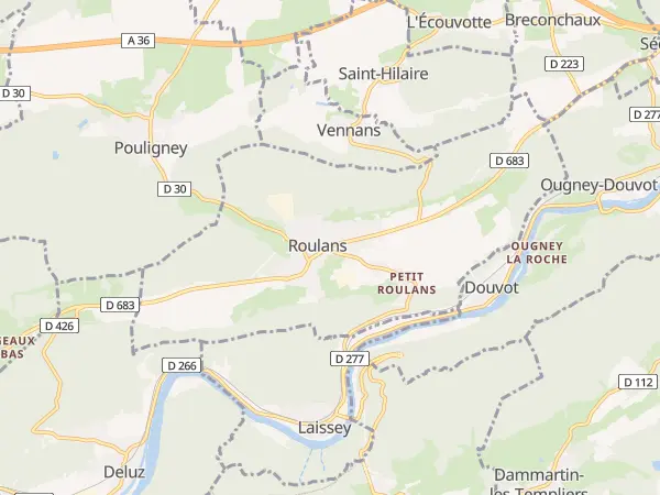Plan de Roulans