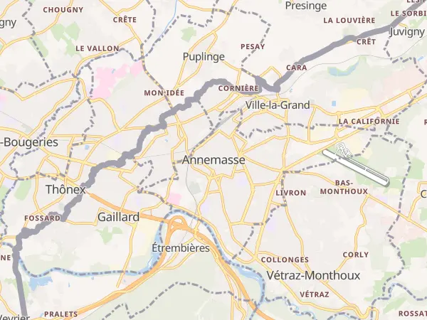 Plan de Annemasse