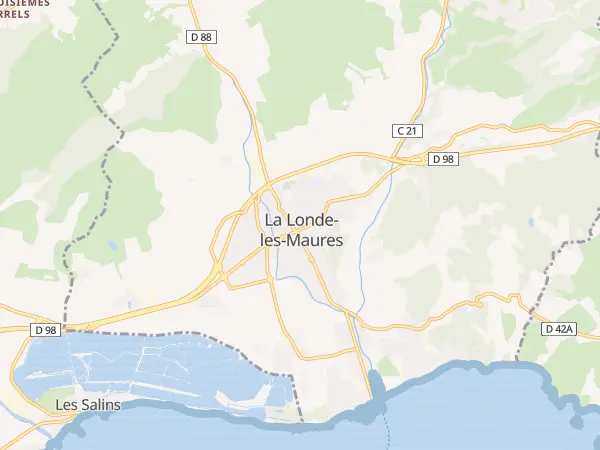 Plan de La Londe-les-Maures