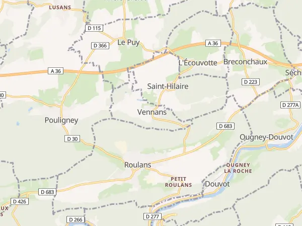 Plan de Vennans